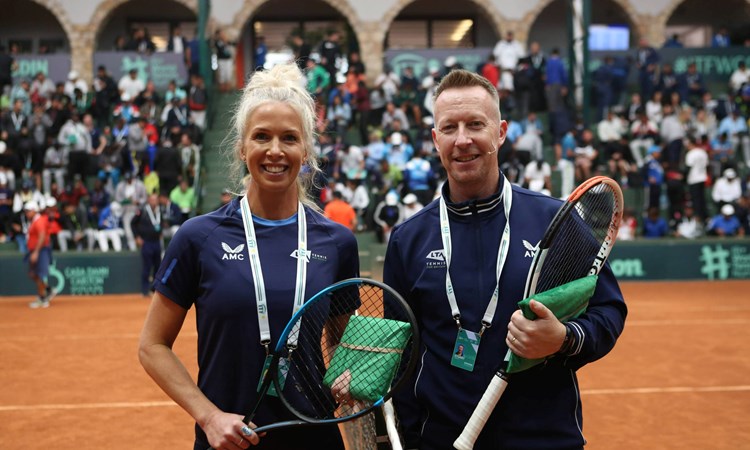 Isla Smith and Stu Twigg at the ITF World Coaches Conference