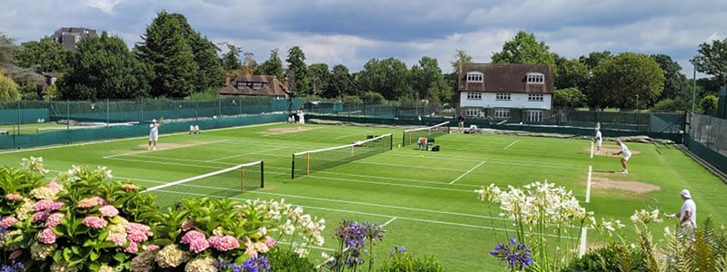 Aorgani court at Wimbledon