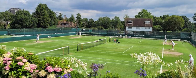 Aorgani court at Wimbledon