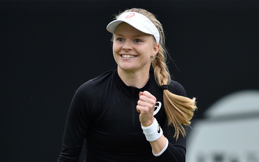 Harriet Dart beats Donna Vekic at the Rothesay Open Nottingham