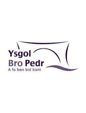 Ysgol Bro Pedr logo in a white background