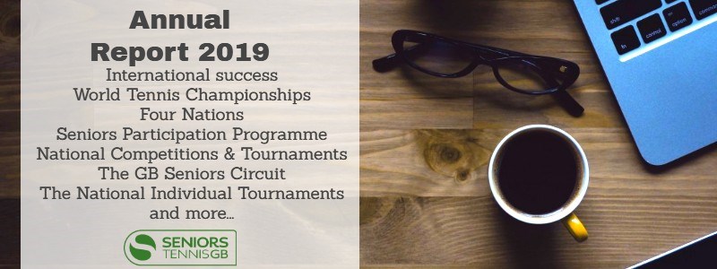 Senior tennis AGM annual report 2019 poster