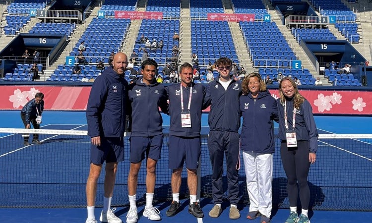 Great Britian Deaf Tennis team fly the flag in Tokyo