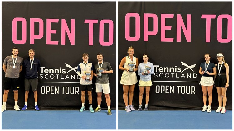 Winners crowned at Scottish National Open Doubles Championships