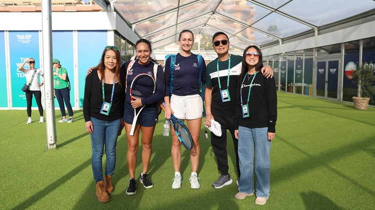 Advantage competition winners treated to ultimate Billie Jean King Cup experience with Lexus