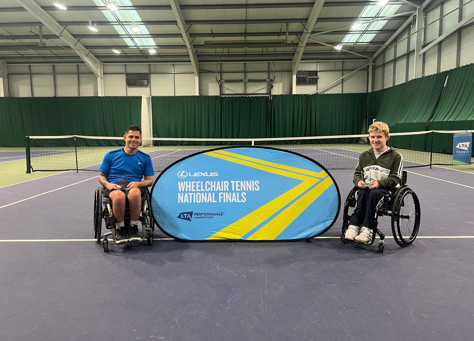Lily Folland, Asif Abbasi & Gary Cox amongst the champions at the Lexus Wheelchair Tennis National Finals