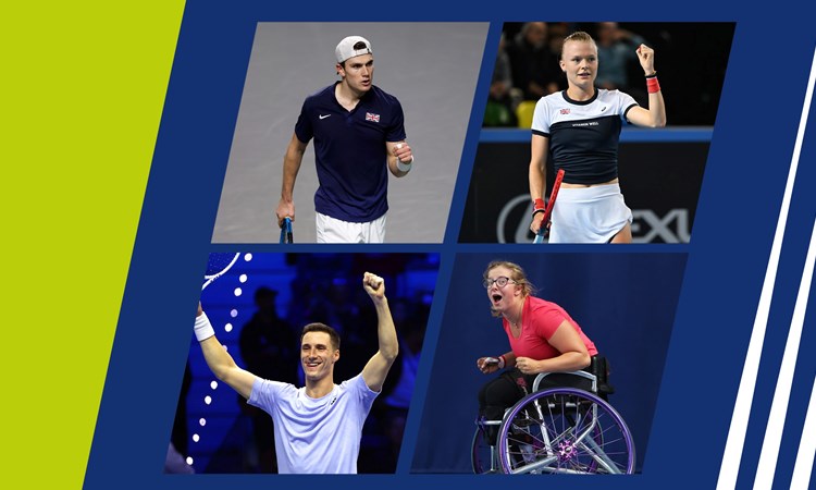 An image of Jack Draper, Harriet Dart, Joe Salisbury and Abbie Breakwell - November POTM nominees