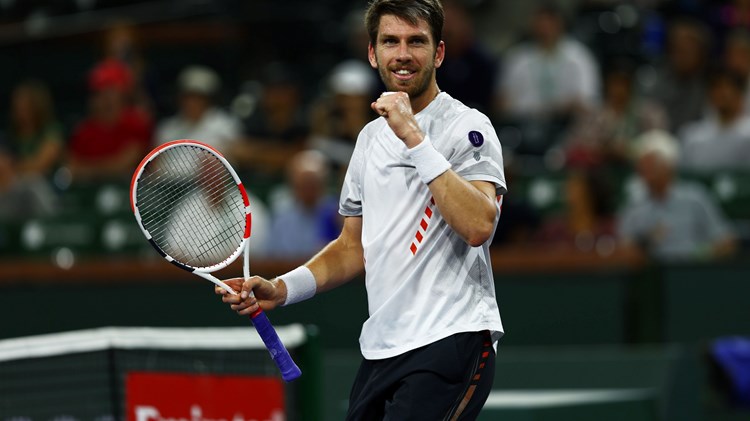 Cam Norrie Celebrating victory