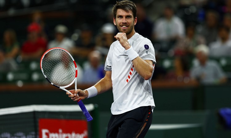 Cam Norrie Celebrating victory