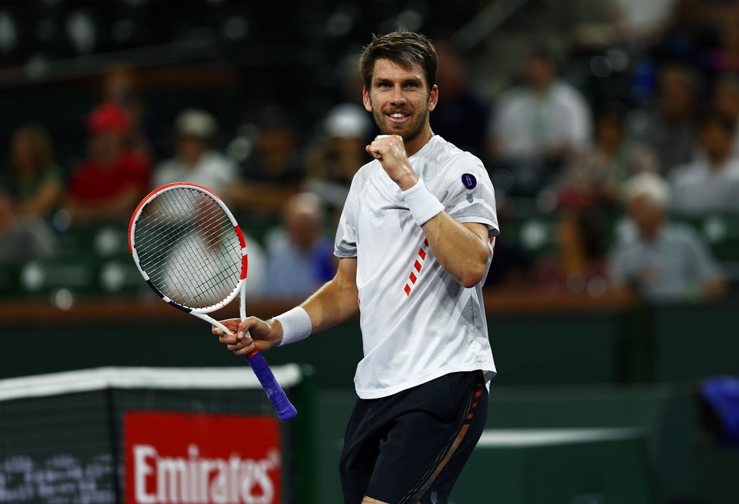 Cam Norrie Celebrating victory