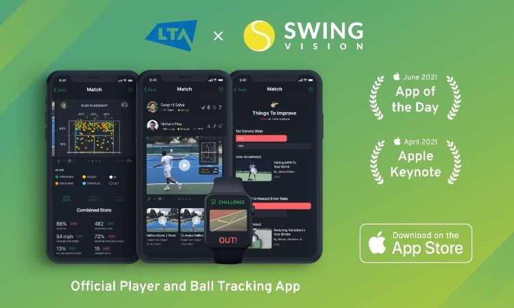 Swing vision app poster