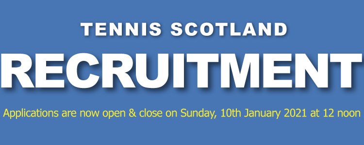 Tennis Scotland recruitment poster