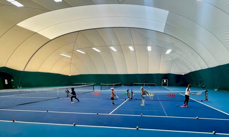 An inside look into the Cathie Community Tennis Centre located in Shropshire