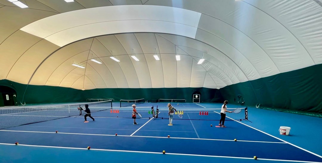 An inside look into the Cathie Community Tennis Centre located in Shropshire