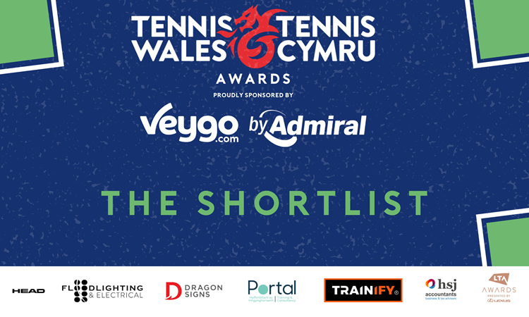 Shortlist Announced for the 2026 Tennis Wales Awards sponsored by Veygo by Admiral