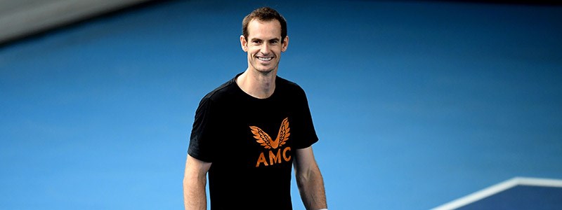 Andy Murray smiling