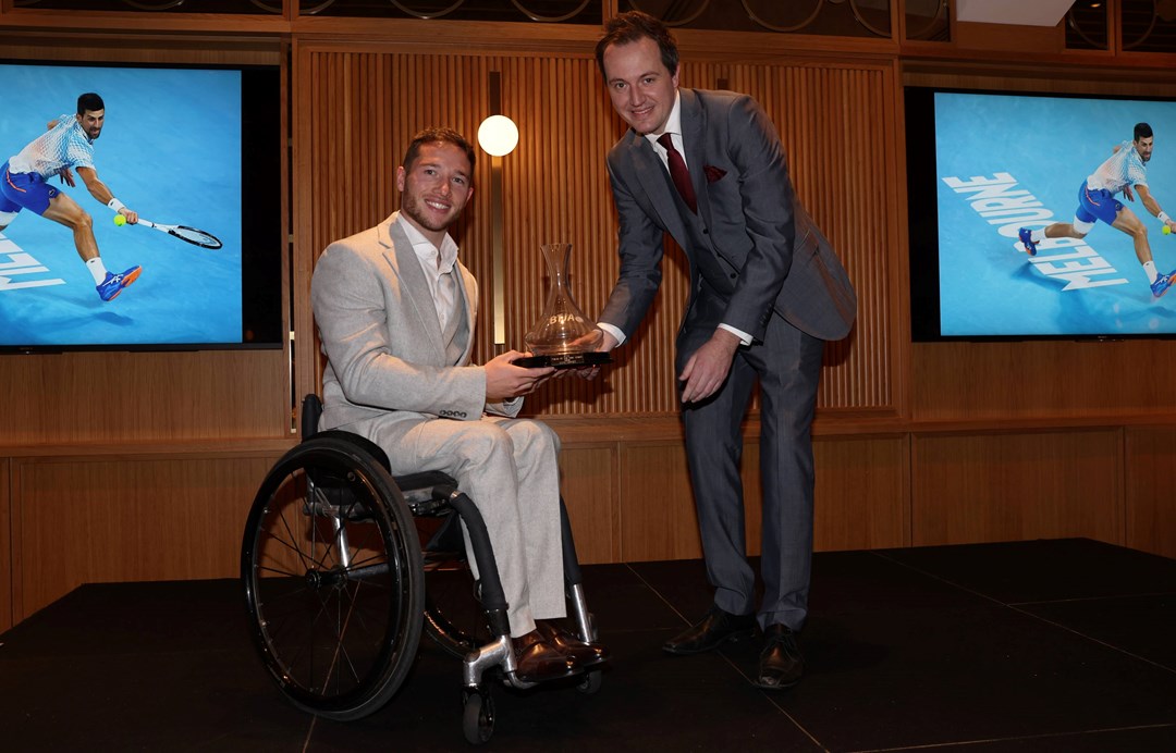 Alfie Hewett at the BJTA Awards 2023