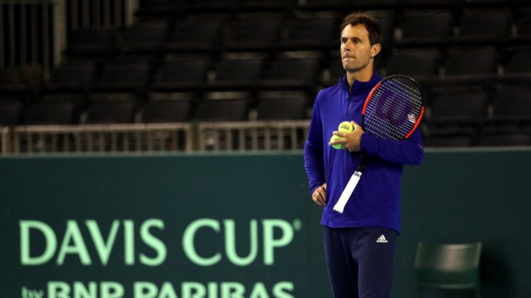 Colin Beecher at the Davis Cup in 2019