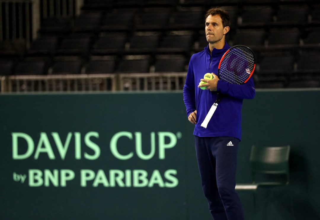 Colin Beecher at the Davis Cup in 2019