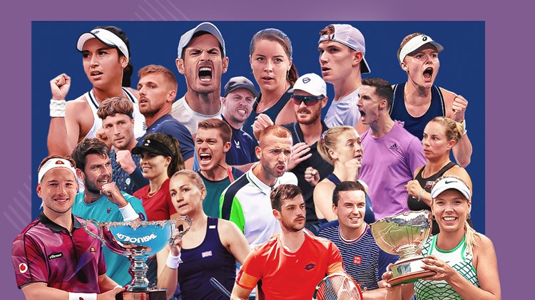 British tennis title-winners from the 2023 season