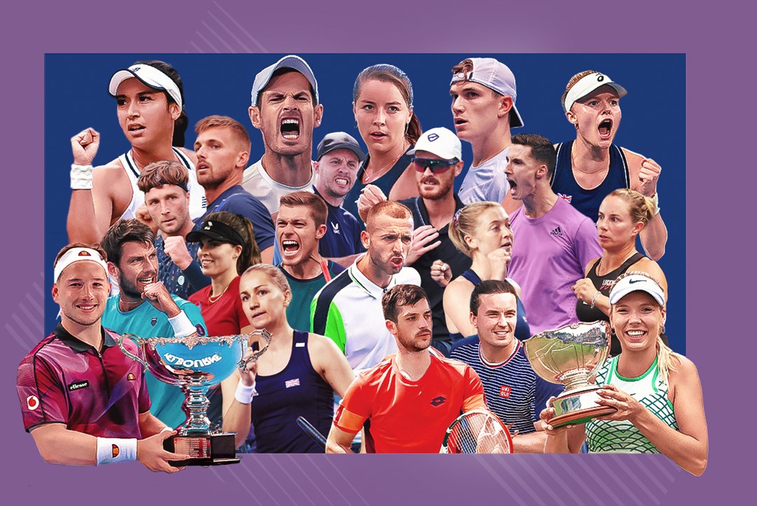 British tennis title-winners from the 2023 season