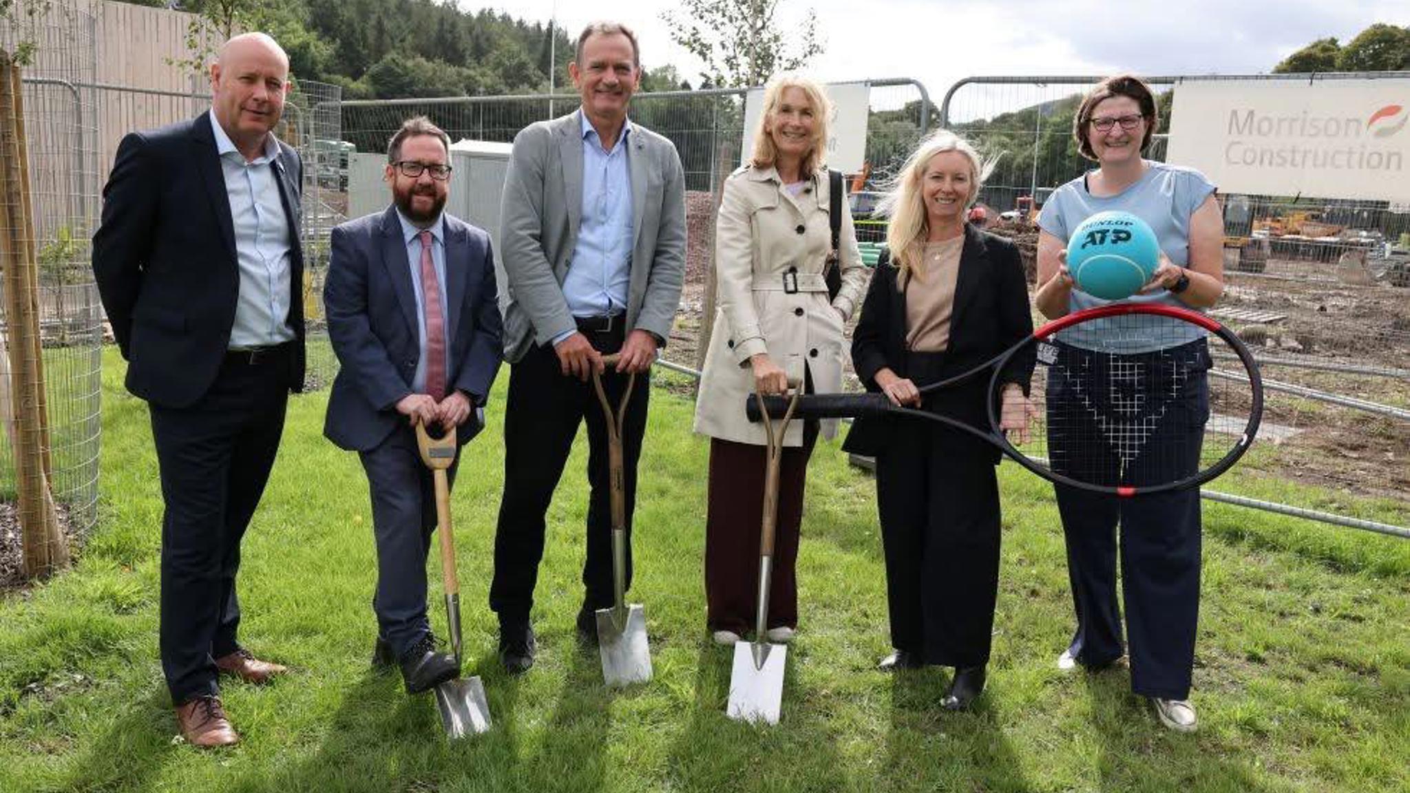 Landmark day for indoor tennis centres in Scotland