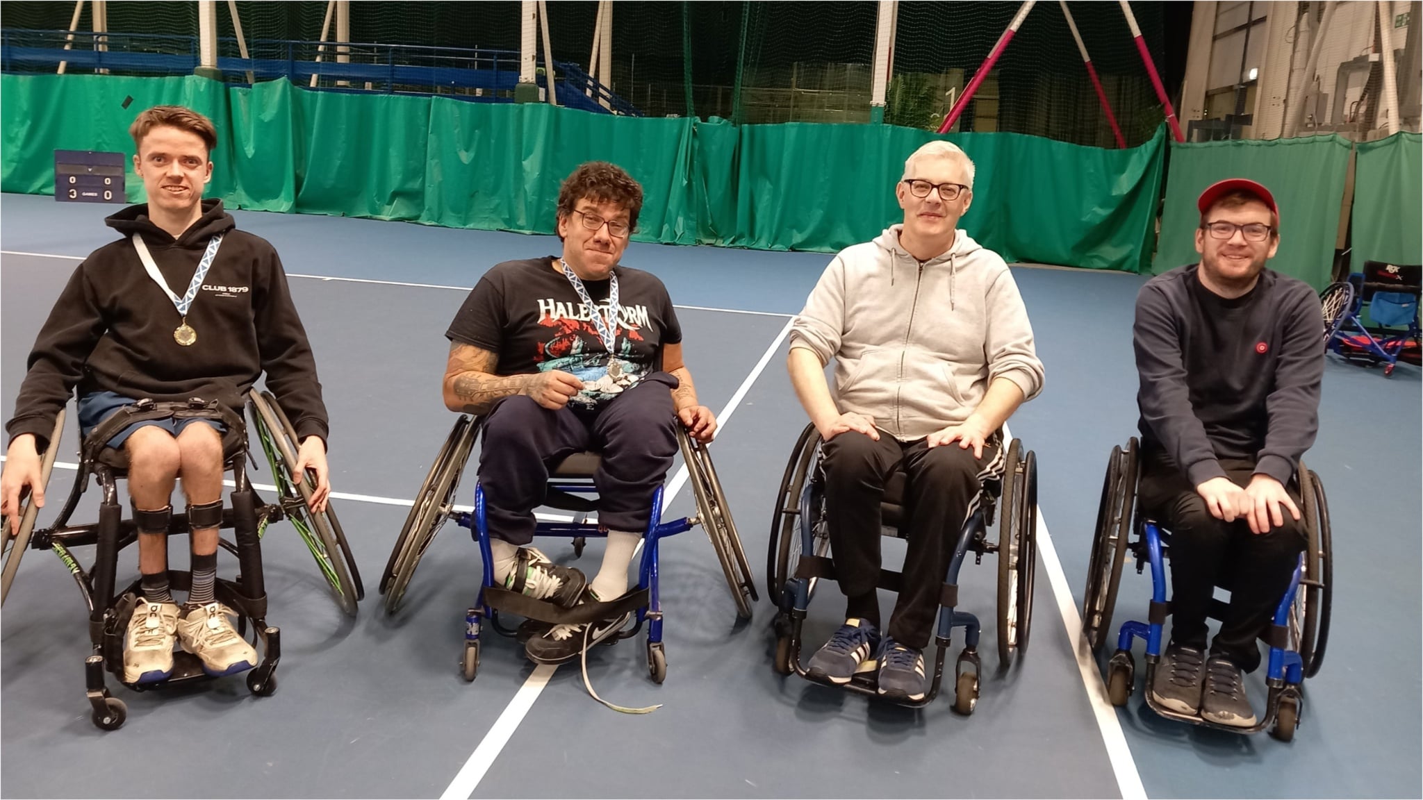 Scotland National Wheelchair Tennis Tournament: Four battle it out for historic prize