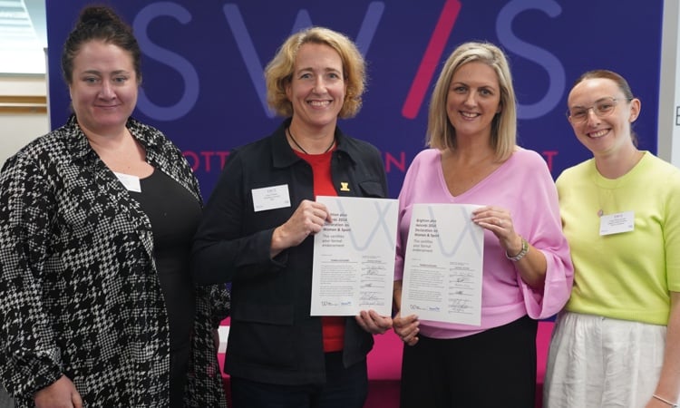 Tennis Scotland signs international Brighton Plus Helsinki Declaration to support women & girls in sport