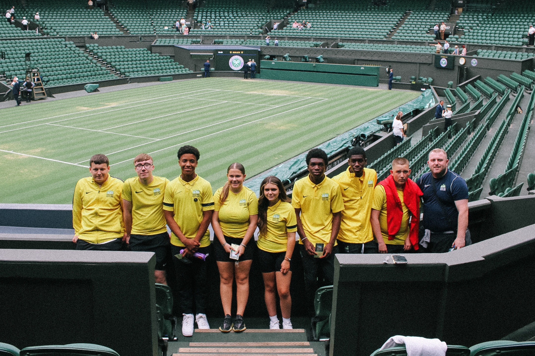 'Theme park for tennis' - disadvantaged teenagers attend Wimbledon