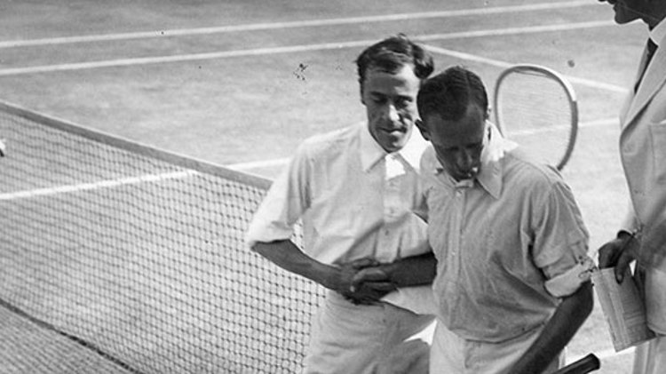 Tony Wilding at Wimbledon in 1914