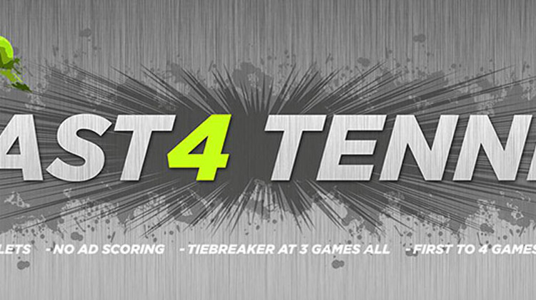 Fast 4 tennis poster