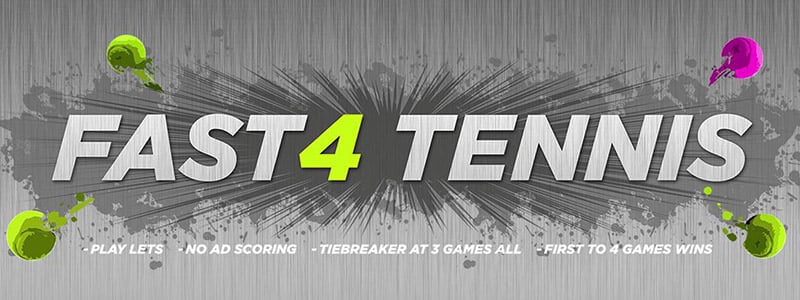 Fast 4 tennis poster