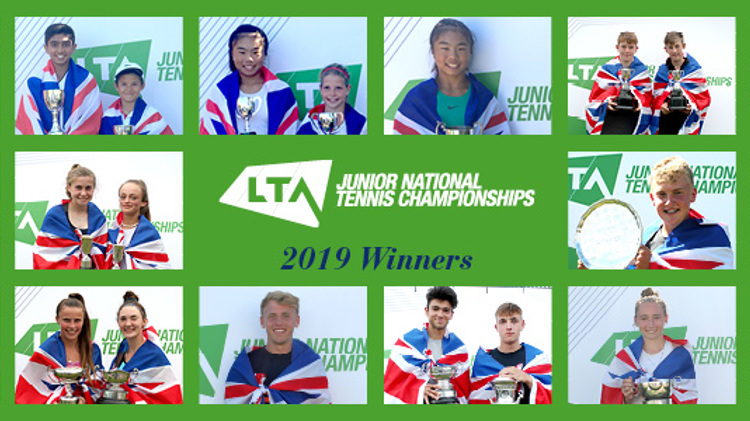 2019 Junior National Tennis Championships - Roll of Honour