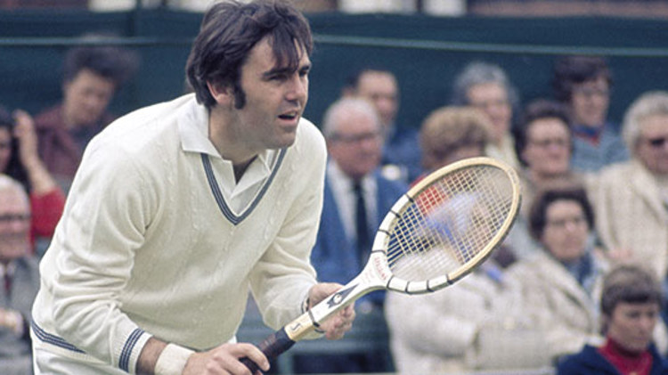 Paul Hutchins playing tennis