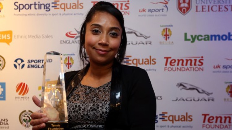 Tennis Foundation Special Recognition Awards winner Rashida Salloo