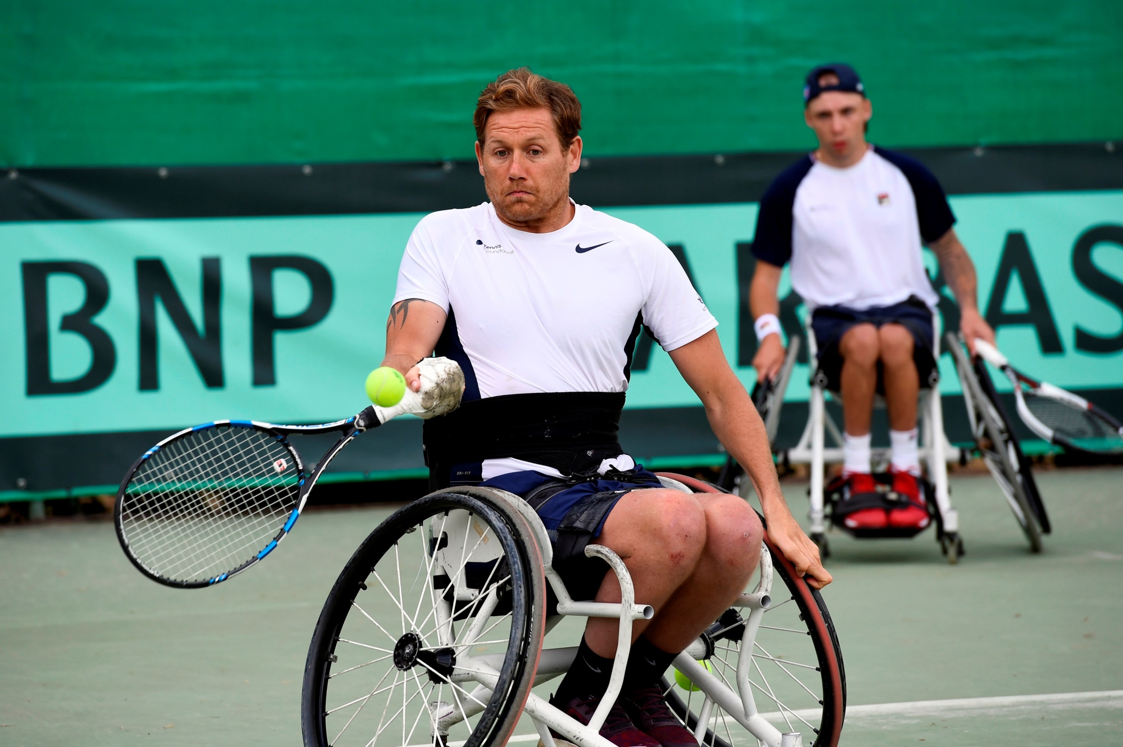 Antony Cotterill and Andy Lapthorne, World Team Cup in Sardinia