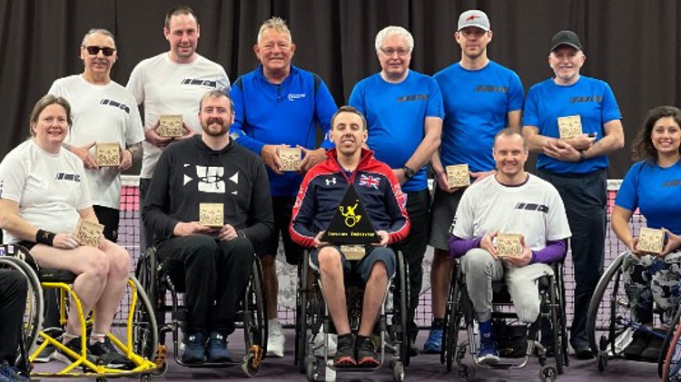 Invictus Games Wheelchair Tennis competition at Loughborough University