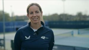 A headshot of coach Katie O'Brien