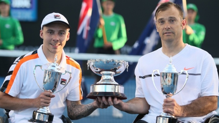 Andy Lapthorne won his most recent Australian open