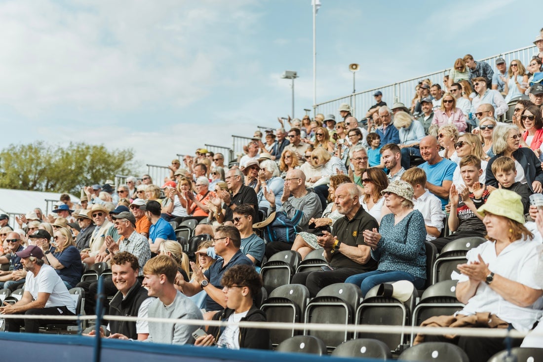 Crowd at Ilkley Open