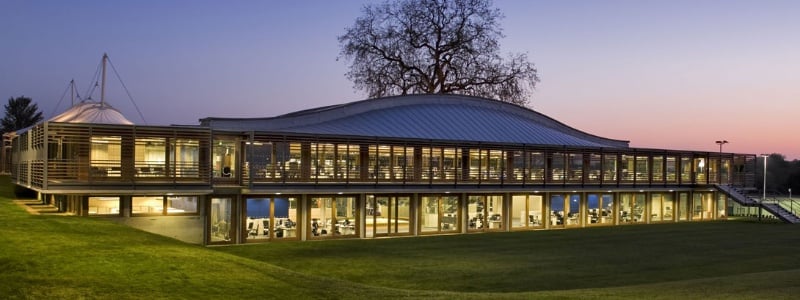National Tennis Centre building in Roehampton