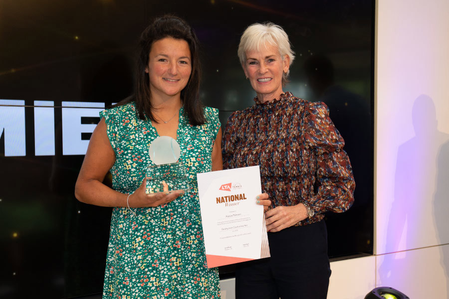 Perthshire’s Alessia Palmieri awarded Development Coach of the Year at British Tennis Awards