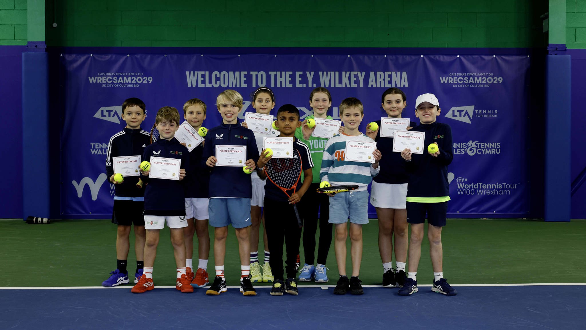 Mini Wrexham Open makes welcome return ahead of city's World Tennis Tour event next month