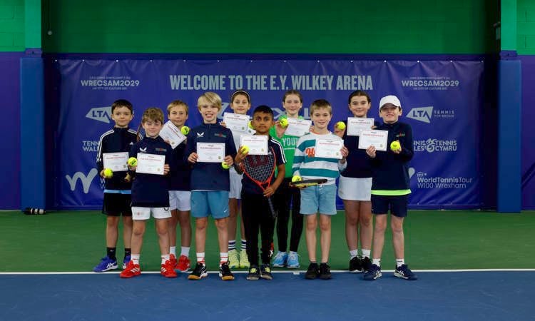 Mini Wrexham Open makes welcome return ahead of city's World Tennis Tour event next month