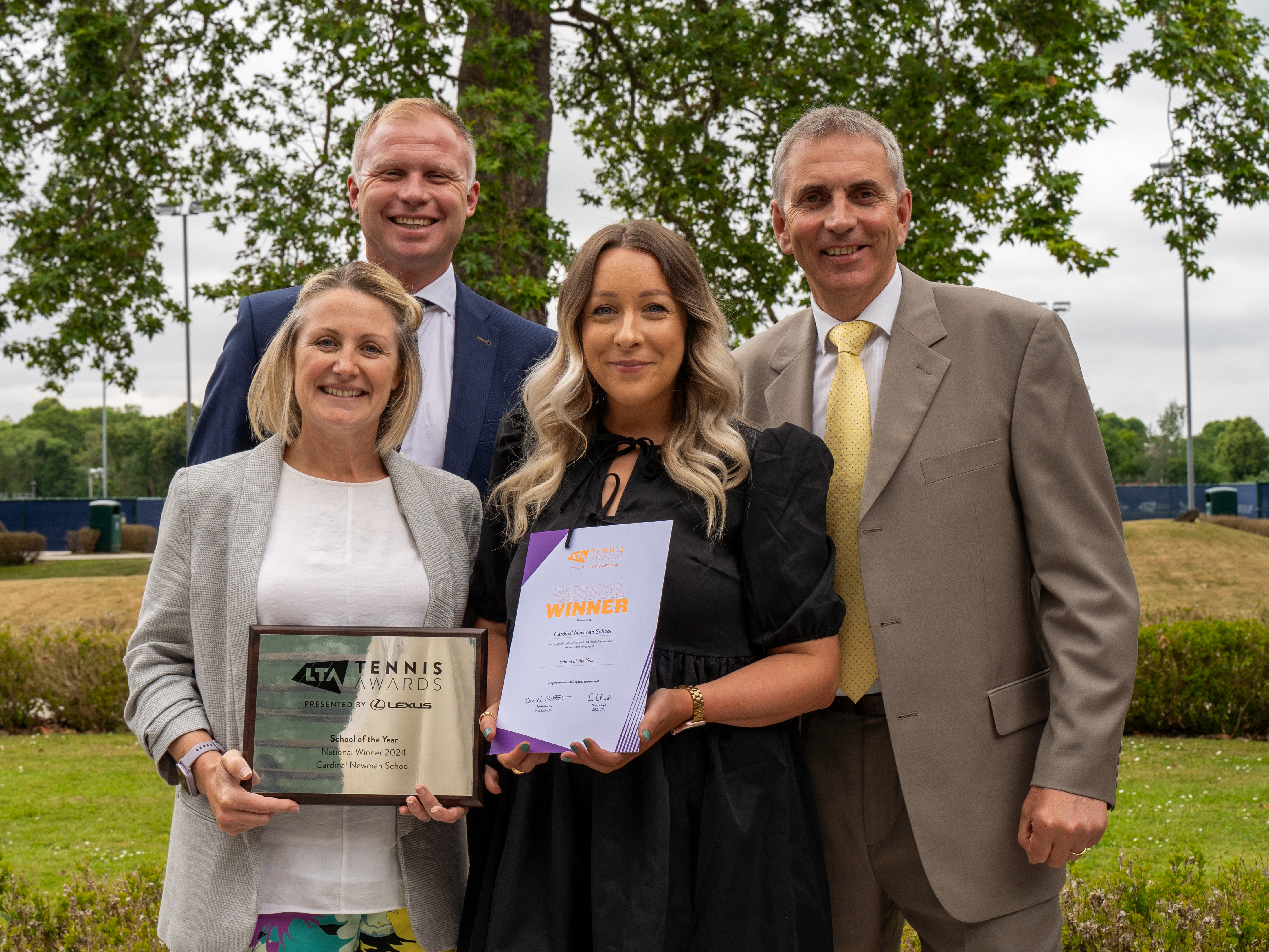 Cardinal Newman School Wins Prestigious LTA Award