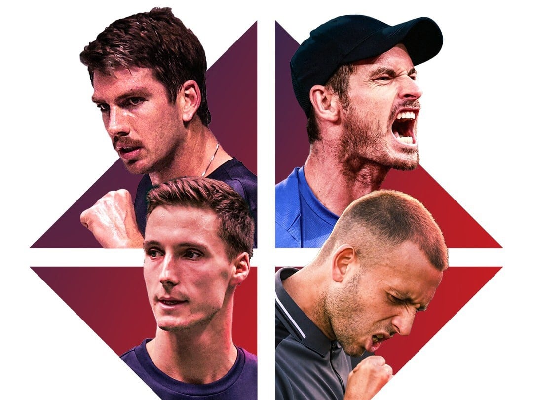 The 2022 Great Britian Davis Cup team