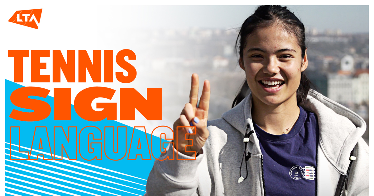 Badminton Sign Language How to use tennis sign language | LTA