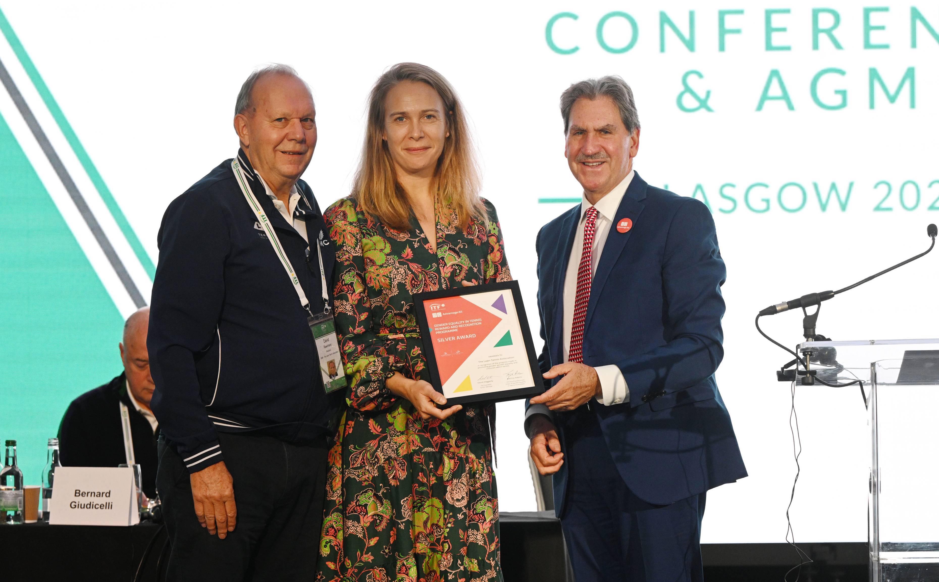 LTA recognised with silver award for 'She Rallies' initiative at the ITF Advantage All awards