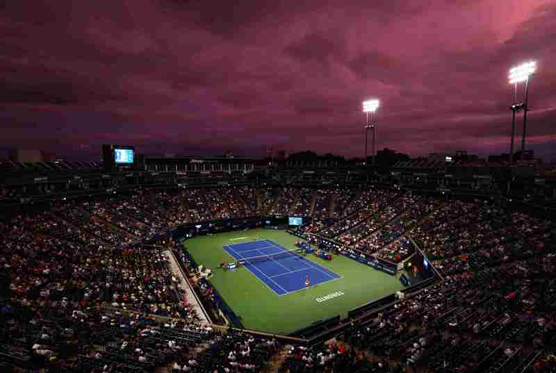 An image of the Sobeys Stadium in Toronto  where the National Bank Open takes place