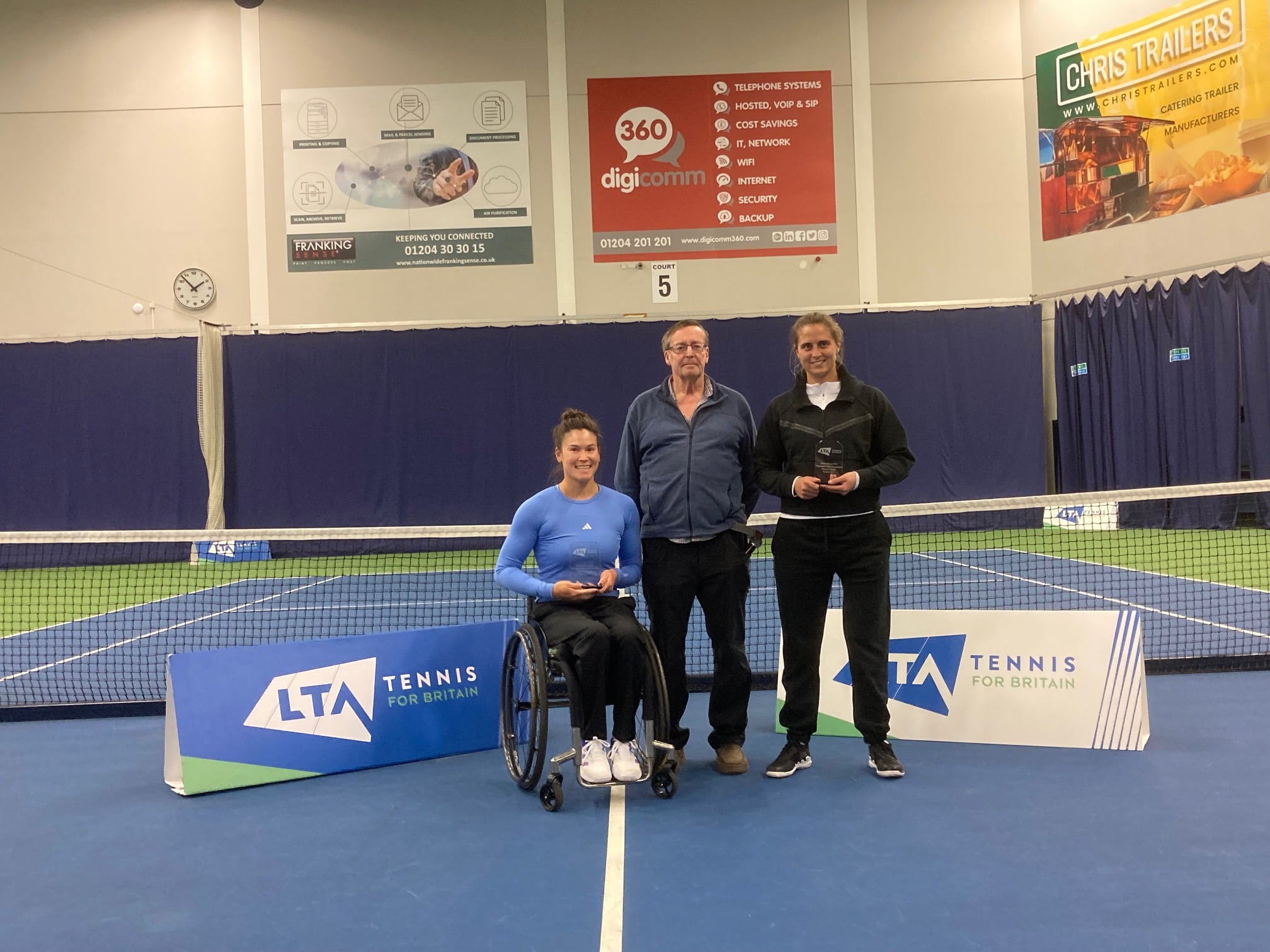 Ratzlaff, Matthewson and Masaryk headline champions at ITF3 event in Bolton